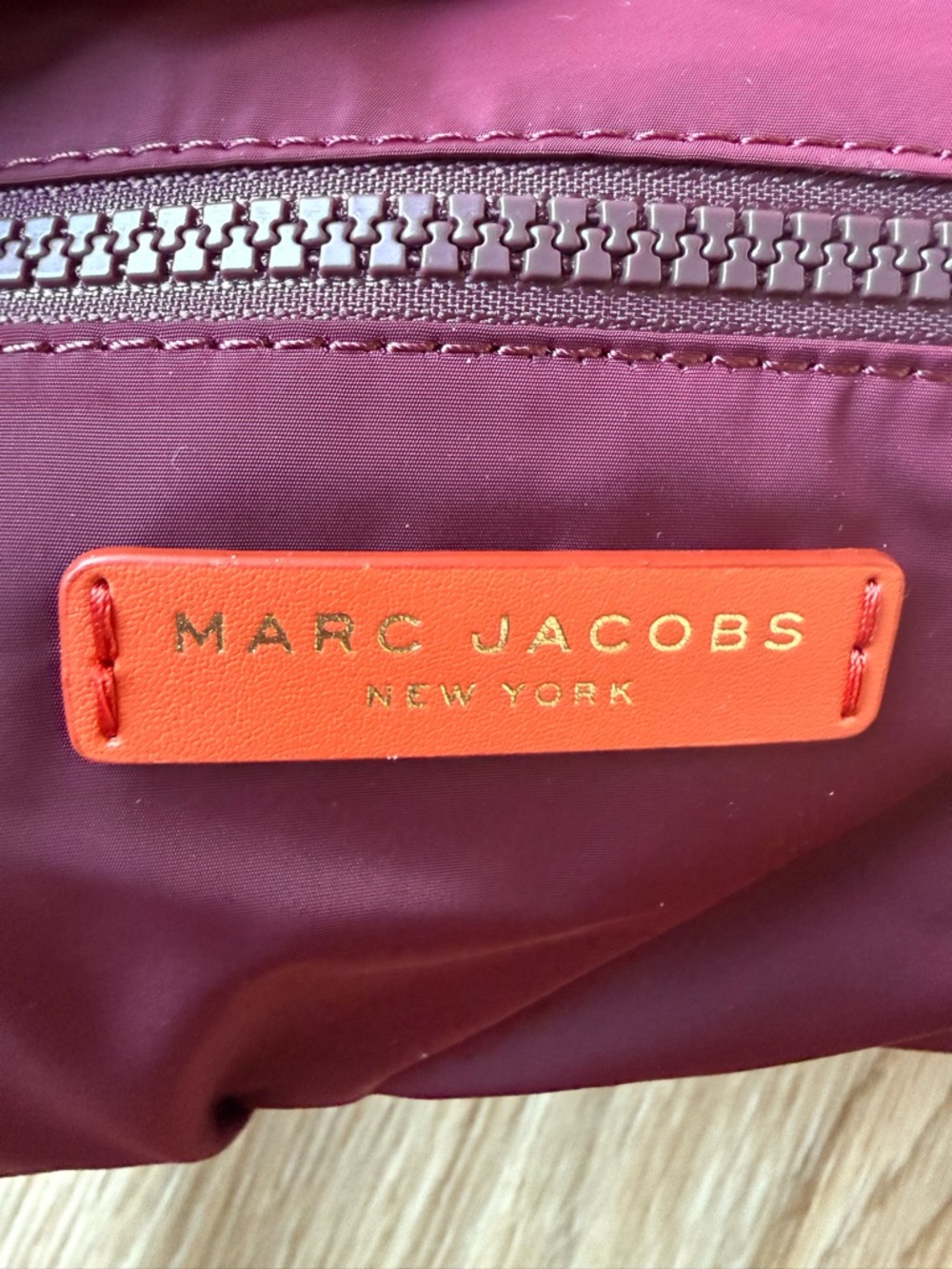 Marc Jacobs Quilted Nylon Shoulder Bag – Sunset Red | Gold Hardware | NWT - Picture 5 of 13